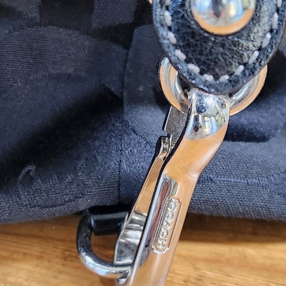 Coach Madison Op Art Sateen Audrey Shoulder Bag Purse - Picture 11 of 11